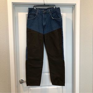 Wrangler Men’s Denim/Nylon Hunting Pants